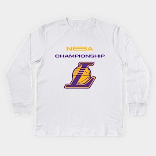 Lakers Championship Kids Long Sleeve T-Shirt